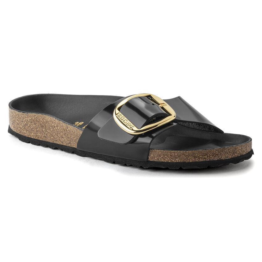 Nappa Glamour sort smal Madrid Hex med gullspenne