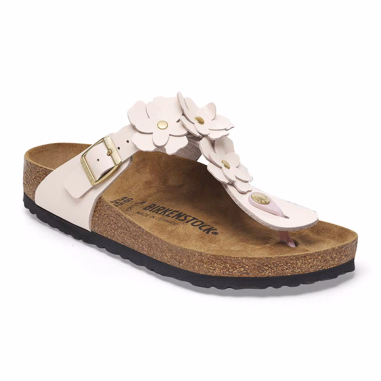 Pastellrosa Gizeh Flower Embellishment med gulldetaljer