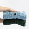 Luca jakke med kabelstrikk i 100% ull med store knapper - Thumbnail Image 4
